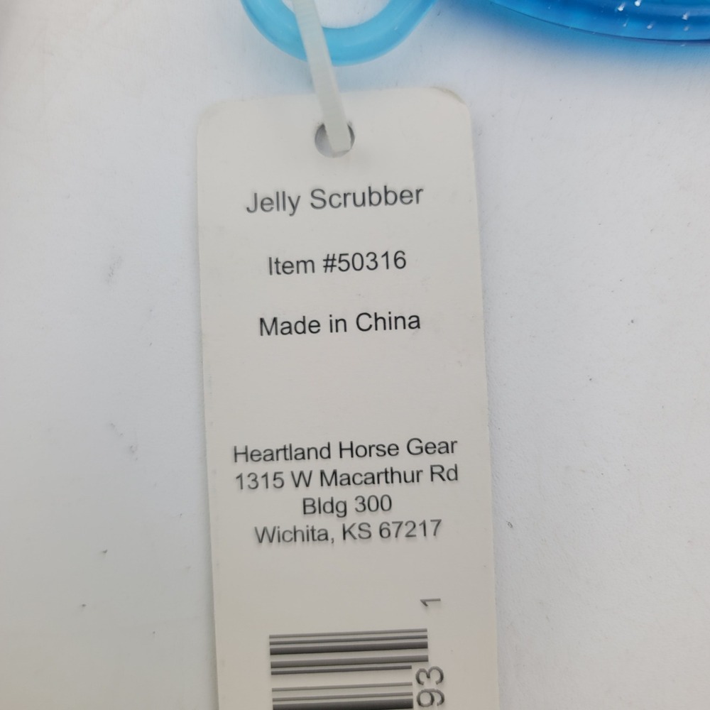 Oster Mane Tail Comb Pink Heartland Horse Gear Blue Jelly Scrubber Grooming Set - Picture 3 of 8